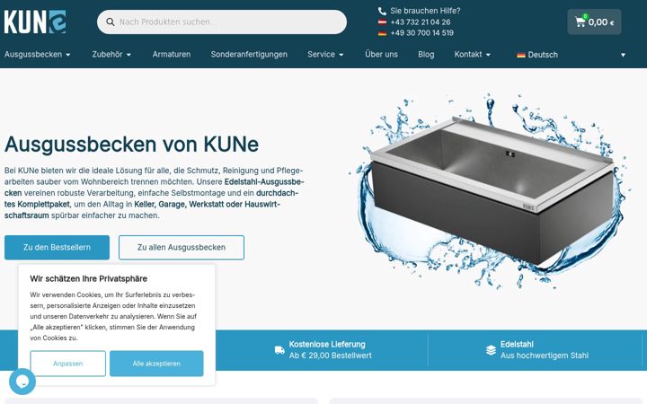 Screenshot di kune-online.com