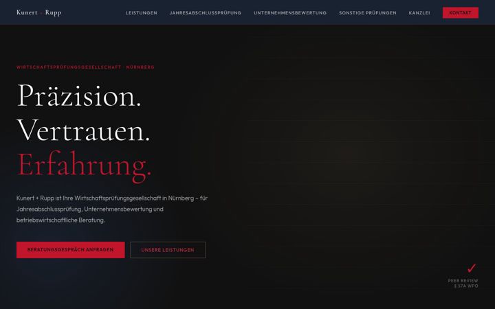 Screenshot of kunert-rupp-wpg.de