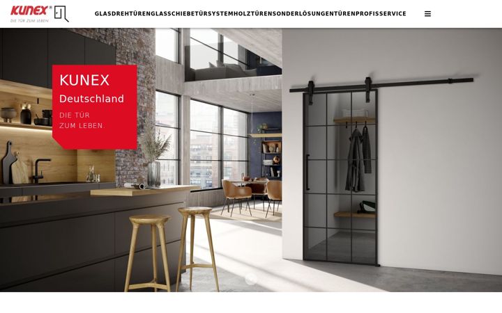 Screenshot of kunex-deutschland.de