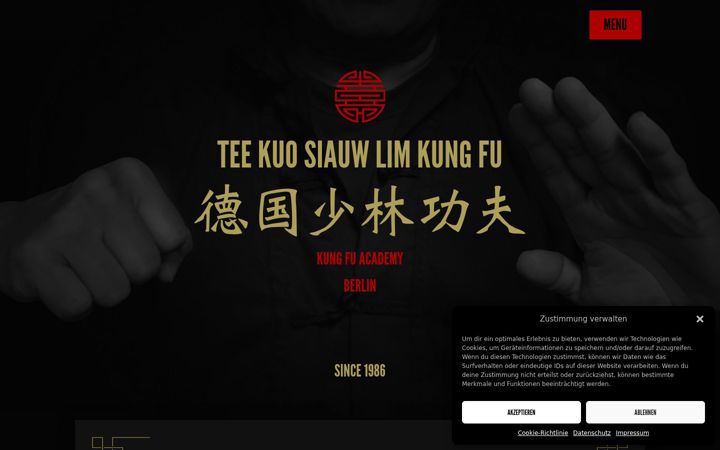Screenshot of kungfu-academy-berlin.de