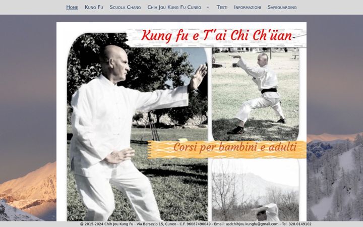 Screenshot of kungfuchangcuneo.it