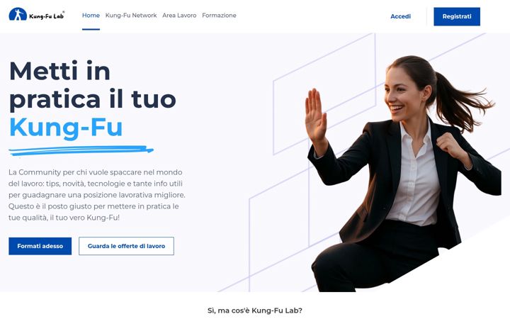 Screenshot of kungfulab.it