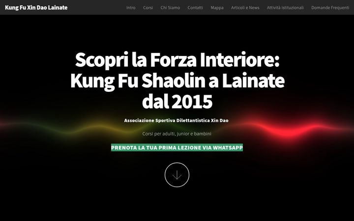 Screenshot of kungfulainate.it