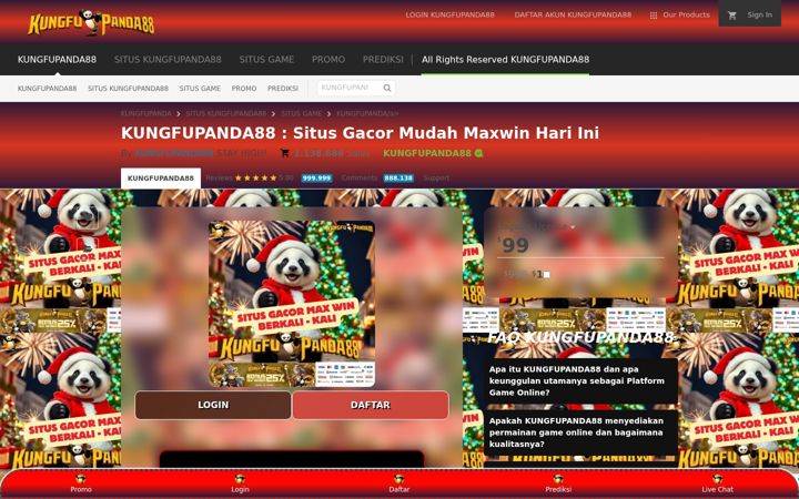 Screenshot of kungfupanda88mantap.org