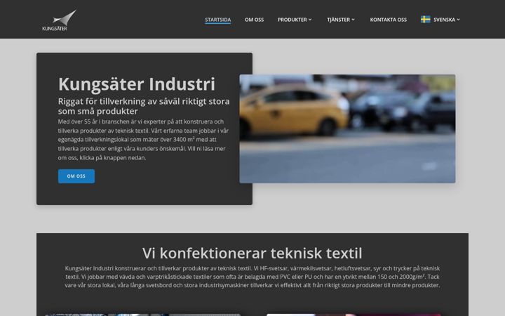 Screenshot of kungsater-industri.se