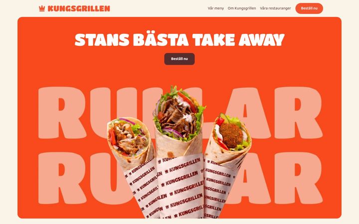 Screenshot of kungsgrillen.com