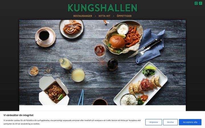 Screenshot of kungshallen.eu
