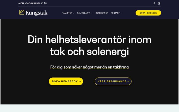 Screenshot van kungstak.se