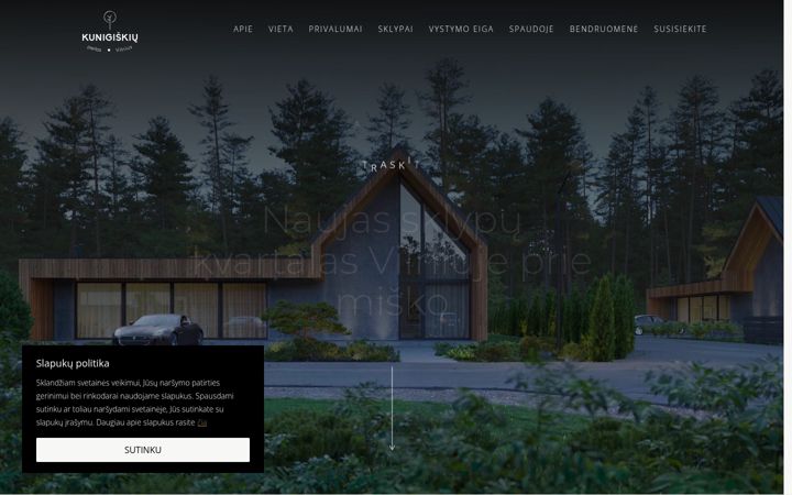 Screenshot of kunigiskiu.lt