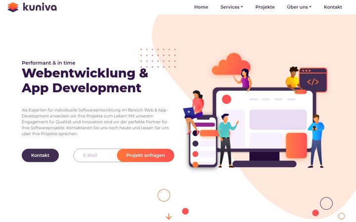 Screenshot of kuniva.de
