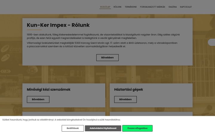 Screenshot of kunkerimpex.hu