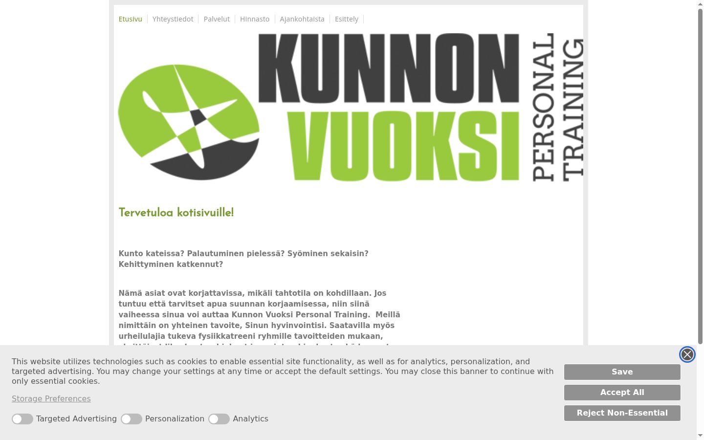 Snímka obrazovky banera súhlasu zobrazeného pred akoukoľvek interakciou