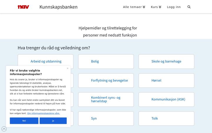 Screenshot of kunnskapsbanken.net