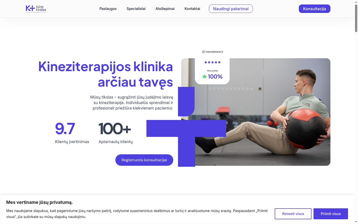 Zrzut ekranu banera zgody wyświetlanego przed jakąkolwiek interakcją