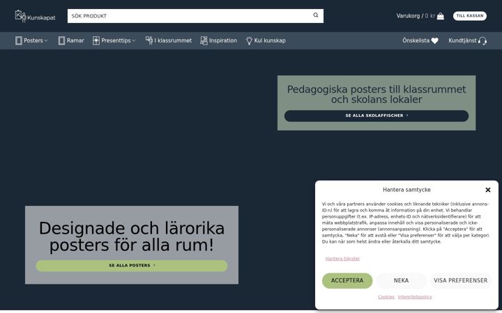 Screenshot of kunskapat.se