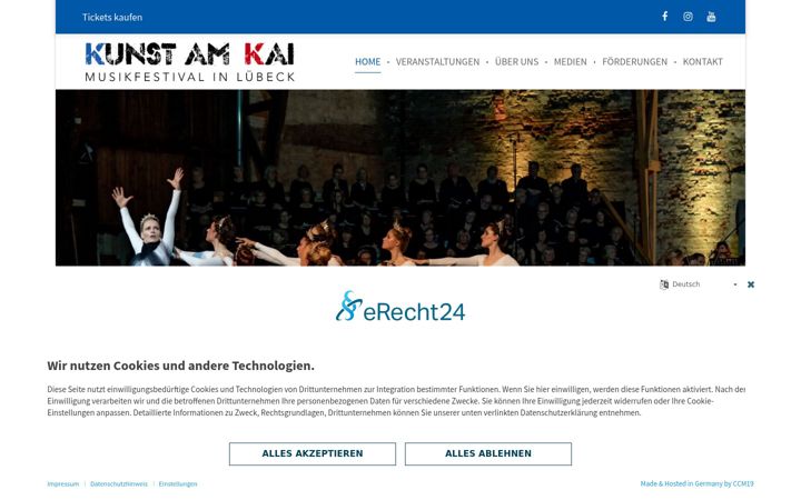 Screenshot of kunst-am-kai.de