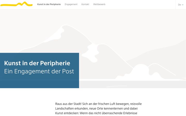 Screenshot of kunst-entdecken.ch