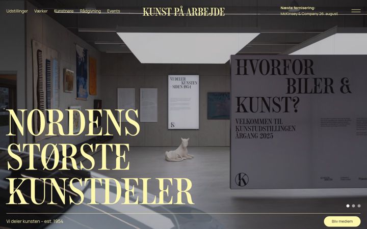 Screenshot of kunst-paa-arbejde.dk