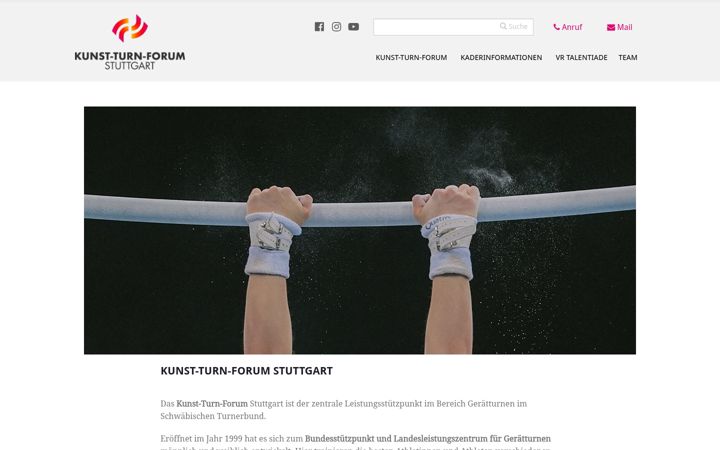 Screenshot of kunst-turn-forum.de