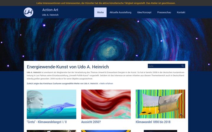 Screenshot of kunst-umwelt-energie.com