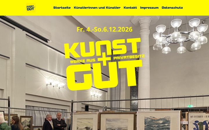 Screenshot of kunst-und-gut.com