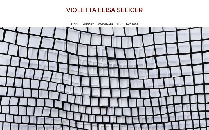 Screenshot of kunst-violetta-seliger.de