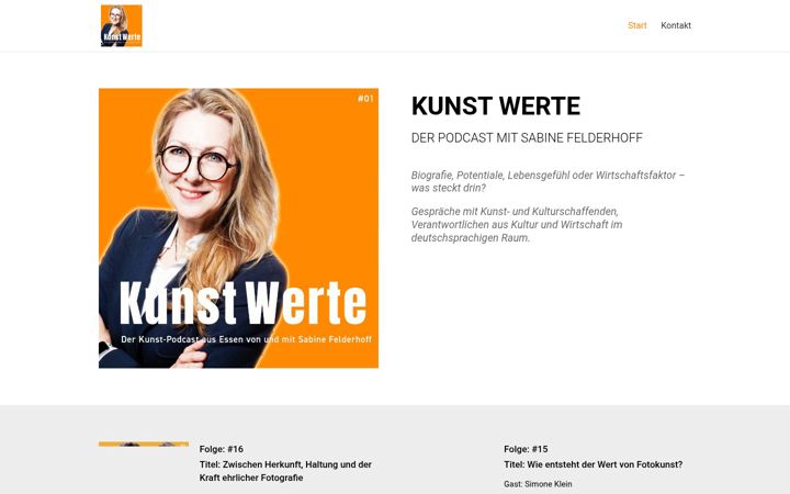 Screenshot of kunst-werte.de