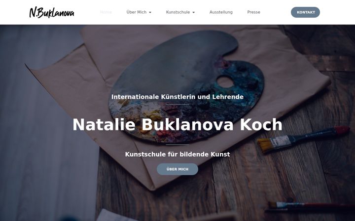 Screenshot of kunstakademie-willich.de