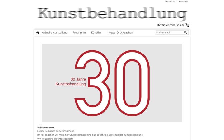Screenshot of kunstbehandlung.com