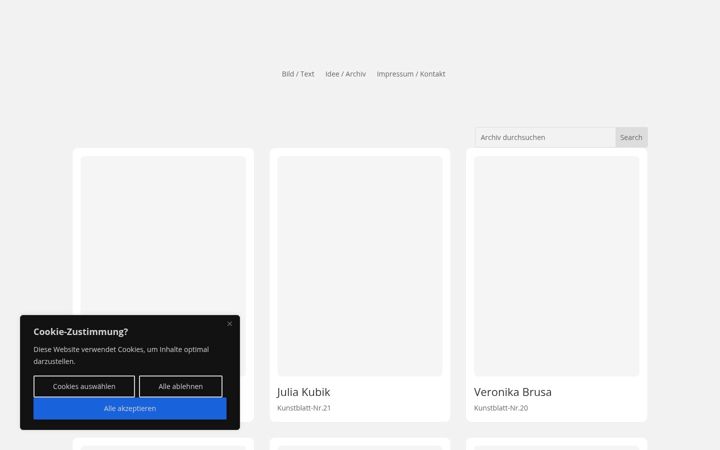 Screenshot of kunstblatt.ch