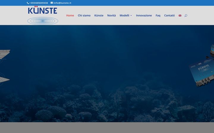 Screenshot of kunste.it