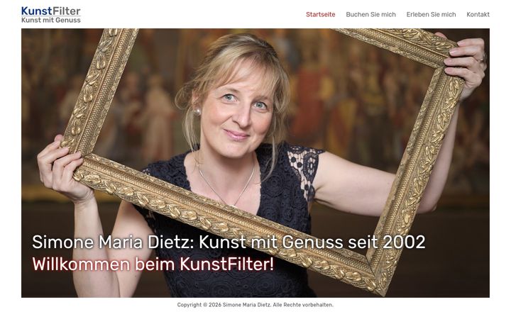Screenshot of kunstfilter-karlsruhe.de