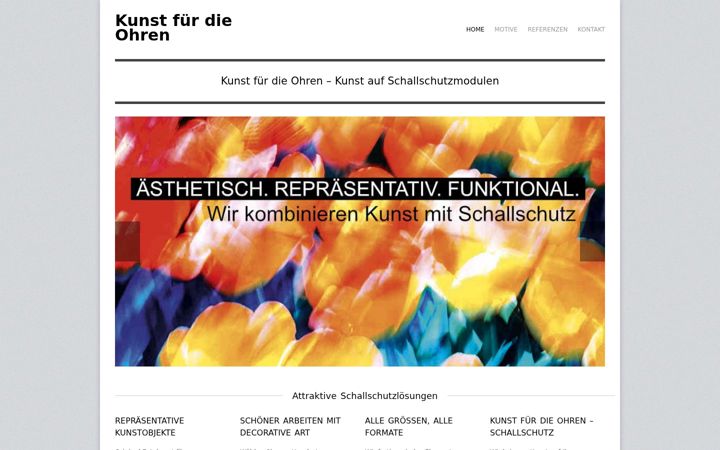 Screenshot of kunstfuerdieohren.de
