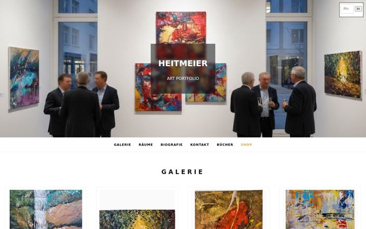 Screenshot of kunstgallery.eu