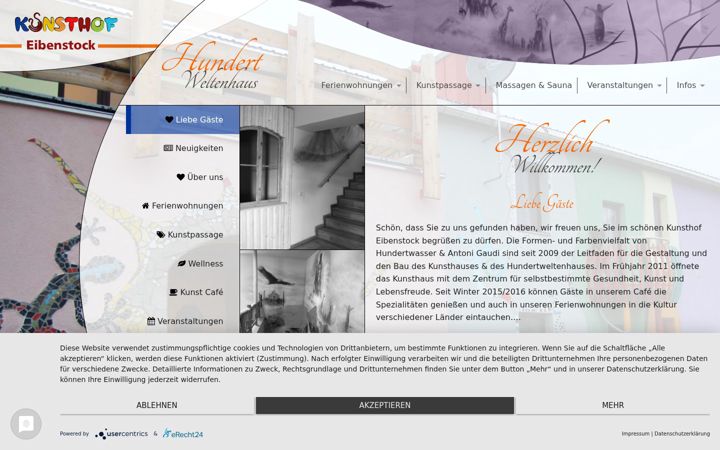 Screenshot of kunsthof-eibenstock.de
