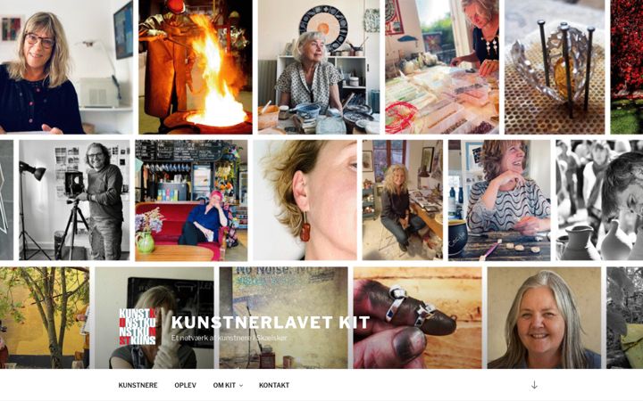 Screenshot of kunstkit.dk