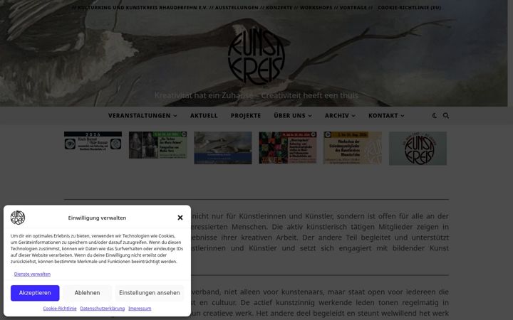 Screenshot of kunstkreis-rhauderfehn.de