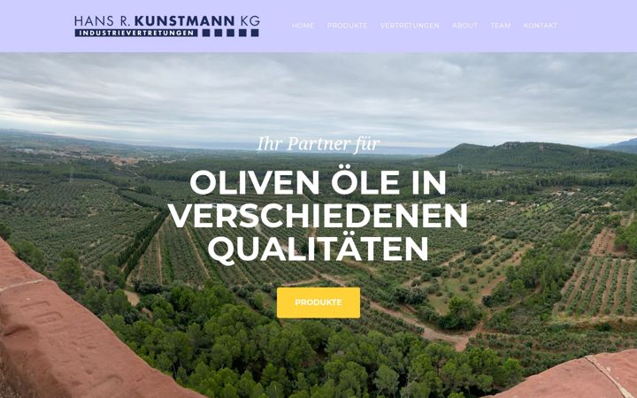 Screenshot of kunstmann-kg.de