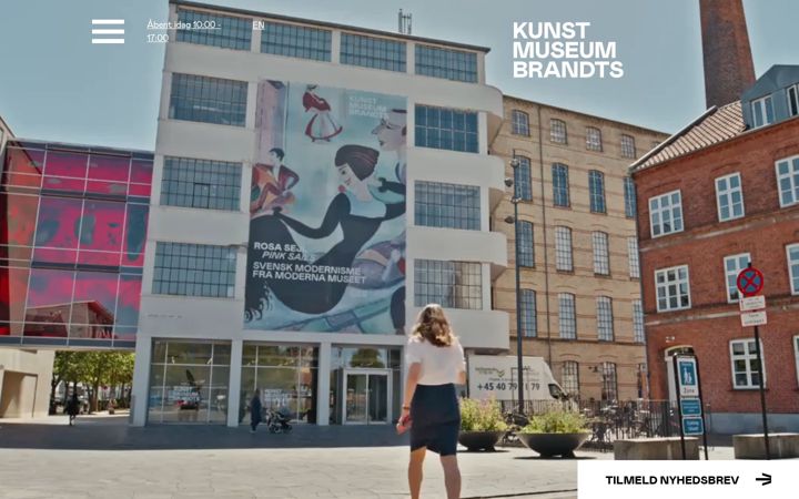 Screenshot of kunstmuseumbrandts.dk