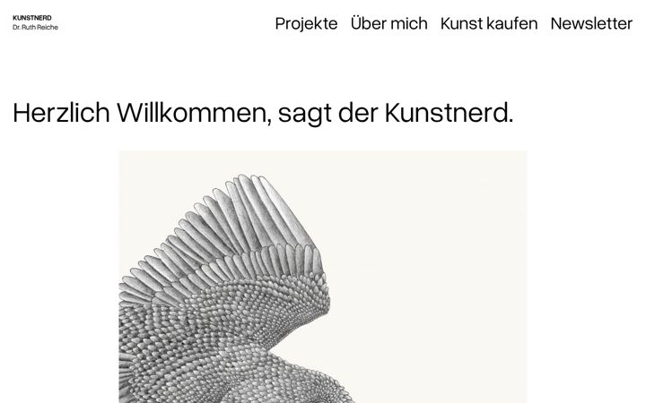 Screenshot of kunstnerd.de