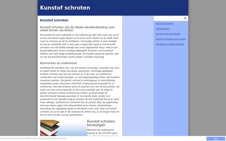 Screenshot of kunstofschroten.nl