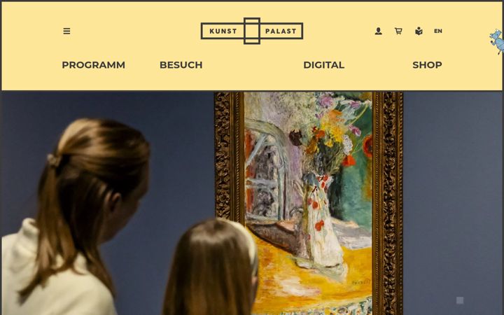Screenshot of kunstpalast.de