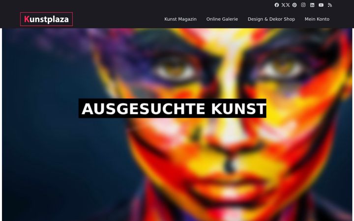 Screenshot of kunstplaza.de