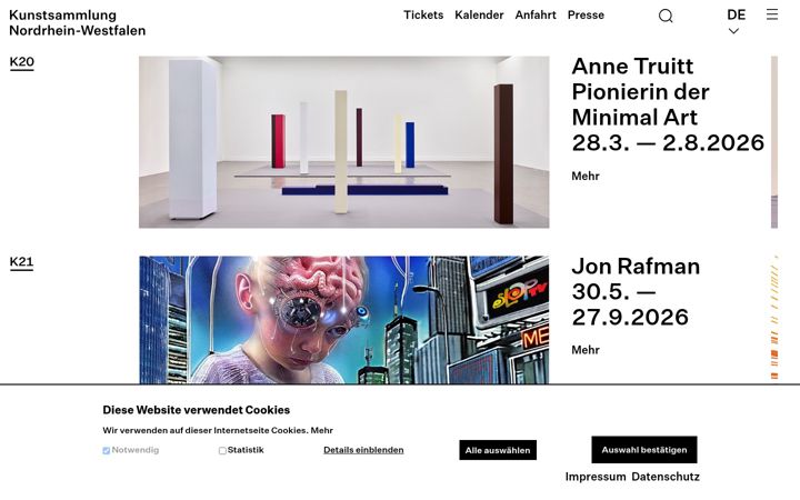 Screenshot of kunstsammlung.de