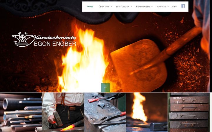 Screenshot of kunstschmiede-engber.de