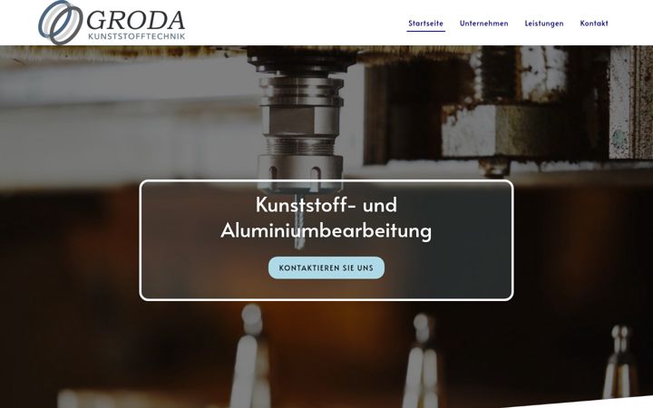 Screenshot of kunststofftechnik-groda.de