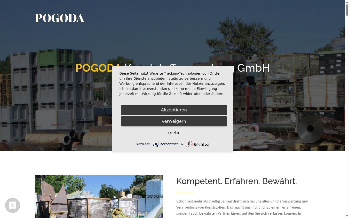 Sutikimo reklamjuostės, rodytos prieš bet kokią sąveiką, ekrano kopija