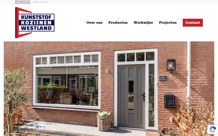 Screenshot of kunststofkozijnenwestland.nl