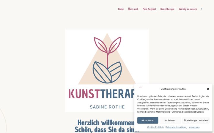 Screenshot of kunsttherapie-rothe.de