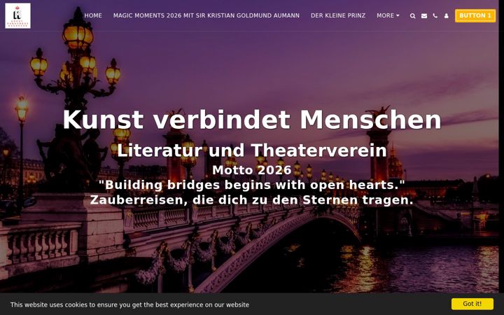 Screenshot di kunstverbindetmenschen.com